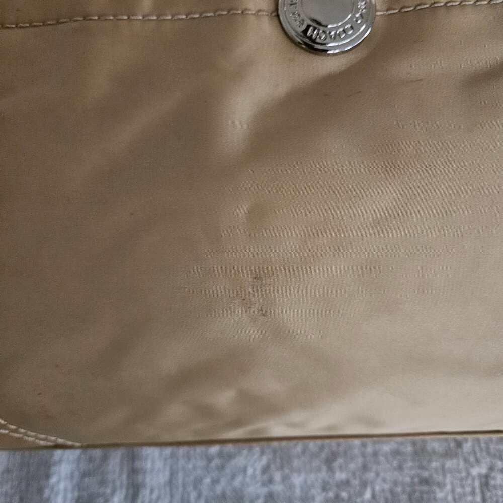 Coach Hampton Weekend Satin and Leather Small Tote Bag - Picture 6 of 16